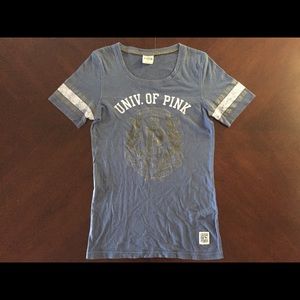 Pink Victoria’s Secret short sleeve t-shirt